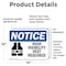 Signmission 10 in Height, 14 in Width, Vinyl Decal, Rectangle OS-2PACK-NS-D-1014-L-13495 - alternate 6